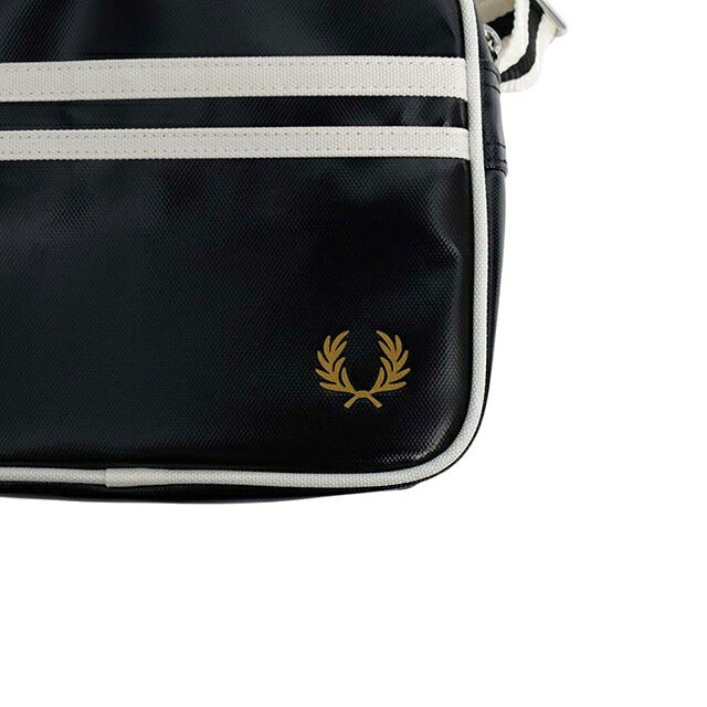 Fred Perry FRED PERRY Classic Mini Shoulder Bag Shoulder Bag l2168-d57 Unisex Black Ecru WQ00058424
