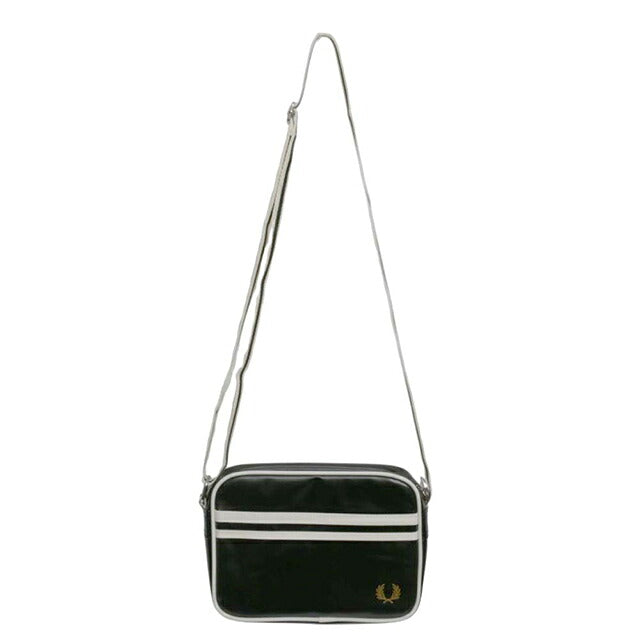 Fred Perry FRED PERRY Classic Mini Shoulder Bag Shoulder Bag l2168-d57 Unisex Black Ecru WQ00058424