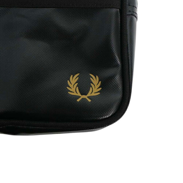 フレッドペリー FRED PERRY Tonal Classic Mini Shoulder Bag ショルダーバッグ l2169-774 ユニセックス Black Gold WQ00058425