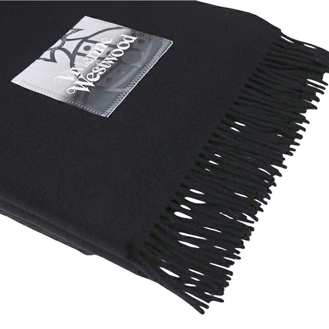 ヴィヴィアンウエストウッド VIVIENNE WESTWOOD NURIA STOLE マフラー 8103013J-W010X-N401-BLACK ユニセックスブラック マフラー WQ00058535