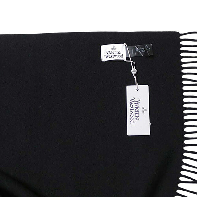 ヴィヴィアンウエストウッド VIVIENNE WESTWOOD NURIA STOLE マフラー 8103013J-W010X-N401-BLACK ユニセックスブラック マフラー WQ00058535
