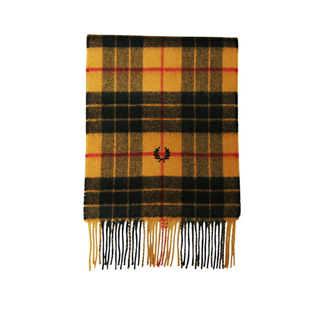 フレッドペリー FRED PERRY Lambswool Scarf マフラー c3338-480 ユニセックス 480:GOLD WQ00058786