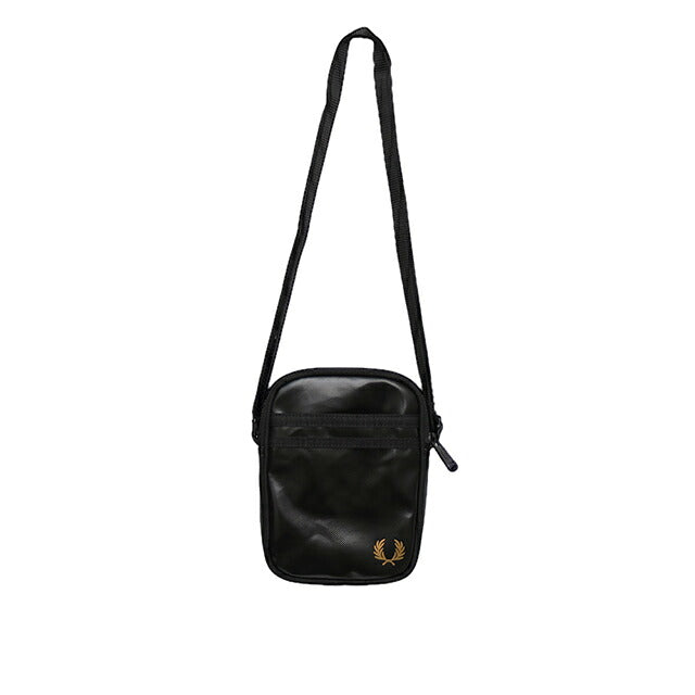 Fred Perry FRED PERRY Tonal Classic Small Side Bag Shoulder bag l2166-774 Unisex 774: BLACK GOLD WQ00058789