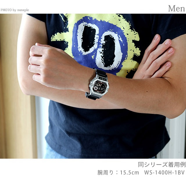 カシオ チープカシオ CASIO クォーツ 電池式 WS-1400H-8BV スタンダード 海外モデル メンズ チプカシ 腕時計 ブランド カシオ casio デジタル WS-1400H-8BVDF