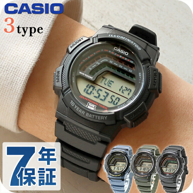 カシオ チープカシオ CASIO スタンダード クォーツ 電池式 WS-1800