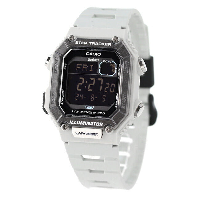 カシオ CASIO WS-B1000-8BV スタンダード チプカシ Bluetooth 海外モデル メンズ 腕時計 ブランド カシオ casio デジタル ブラック ライトグレー 黒 WS-B1000-8BVDF
