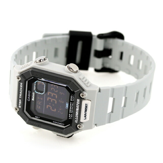 カシオ CASIO WS-B1000-8BV スタンダード チプカシ Bluetooth 海外モデル メンズ 腕時計 ブランド カシオ casio デジタル ブラック ライトグレー 黒 WS-B1000-8BVDF