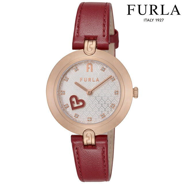 FURLAワインレッド腕時計 FURLA (フルラ) の新作時計『 FURLA BAGUETTE SHAPE (フルラ バゲット