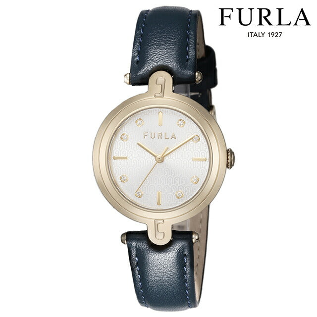 フルラ ロゴリンクス クォーツ 電池式 腕時計 ブランド レディース  