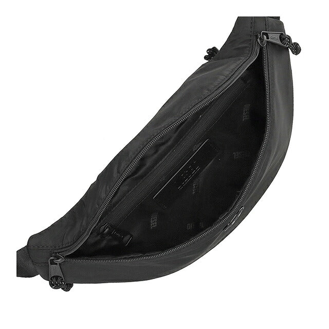 ディーゼル ボディバッグ メンズ ブランド DIESEL X10311-P8166 T8013 ブラック 斜めがけ 軽量 小さめ ブランド 高級 おしゃれ プレゼント 男性 実用的 かっこいい