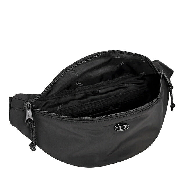 ディーゼル ボディバッグ メンズ ブランド DIESEL X10311-P8166 T8013 ブラック 斜めがけ 軽量 小さめ ブランド 高級 おしゃれ プレゼント 男性 実用的 かっこいい