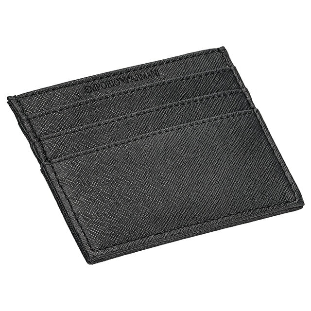 エンポリオ・アルマーニ 二つ折り財布 二折財布 メンズ ブランド EMPORIO ARMANI TUNISIA Y4R237-Y138E 81072 ブラック