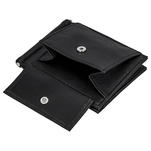 エンポリオ・アルマーニ 二つ折り財布 メンズ ブランド EMPORIO ARMANI Y4R502Y138E 81072 ブラック Y4R502Y138E-81072
