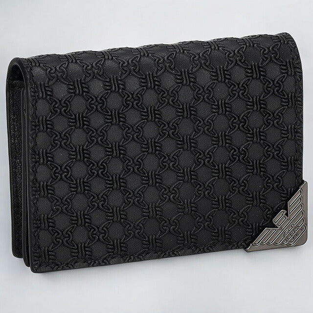 エンポリオ・アルマーニ 名刺入れ メンズ ブランド EMPORIO ARMANI Y4R576YQ82X 80001 ブラック Y4R576YQ82X-80001
