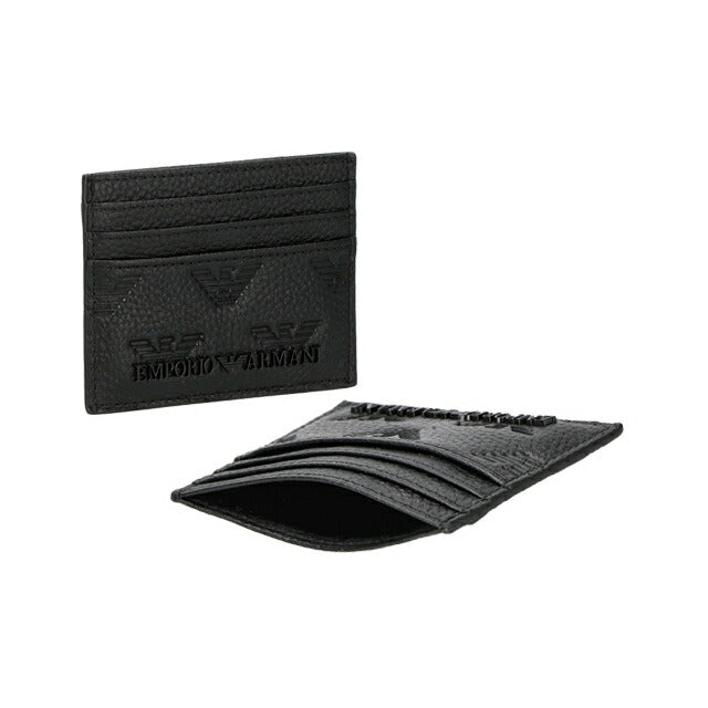 エンポリオ・アルマーニ カードケース メンズ ブランド EMPORIO ARMANI YEM320Y142V 81072 ブラック YEM320Y142V-81072
