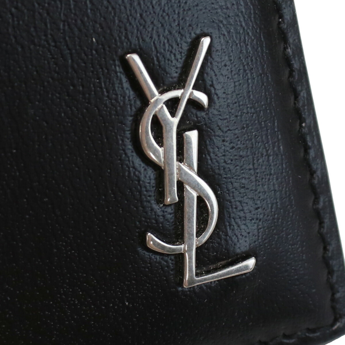 サンローラン カードケース メンズ レザー イタリア 607603 ブラック 財布 YSL607603011