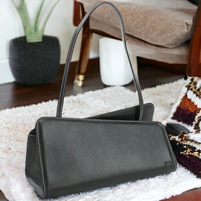 ユゼフィ セミショルダー レディース レザー スペイン YUZCO-HB-SLS BLACK ブラック バッグ YUZYUZCO-HB-SLS011