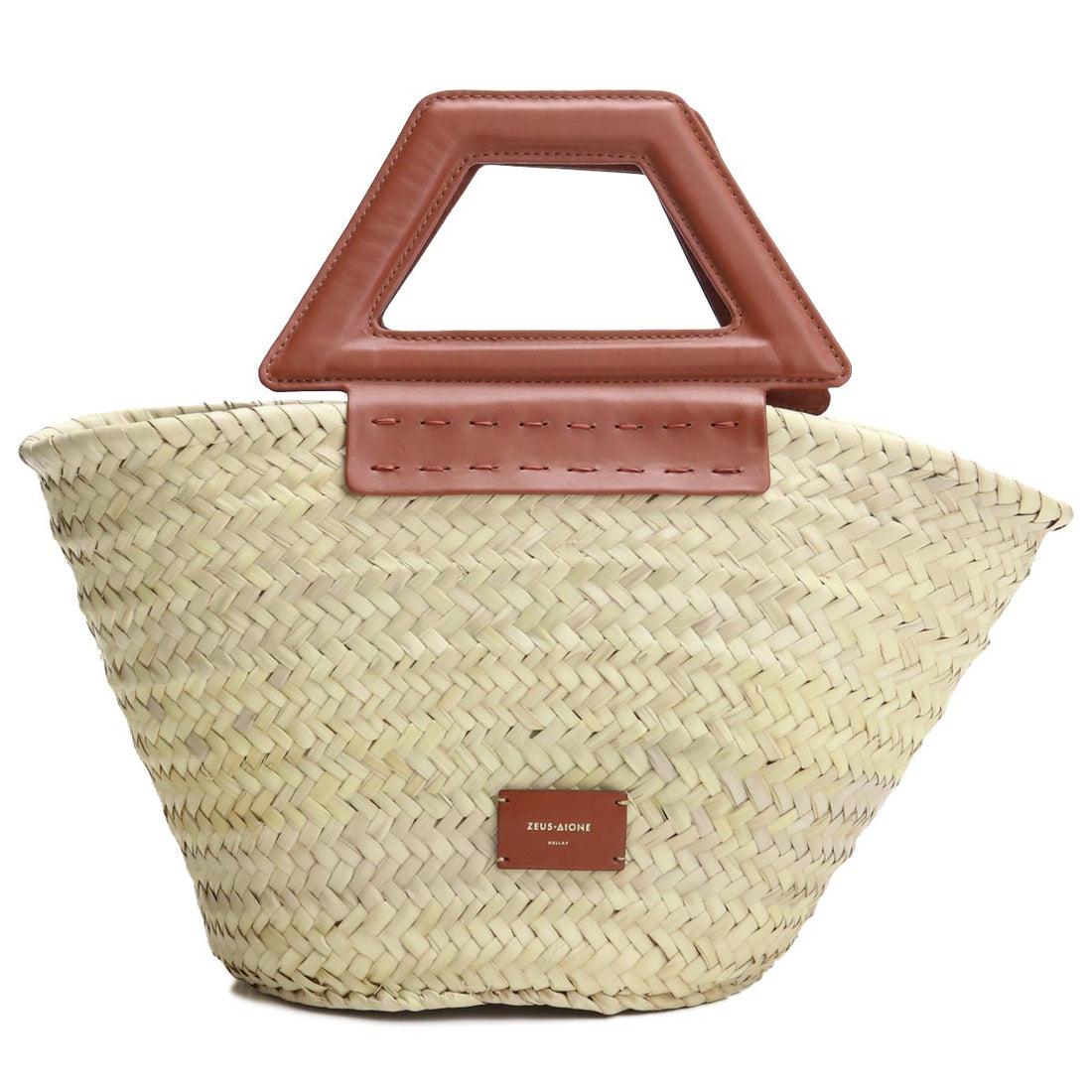 ゼウスディオーネ カゴバッグ レディース ラフィア/ストロー/レザー ギリシャ ACBA426 TABACO ベージュ系 バッグ ZEDACBA426021