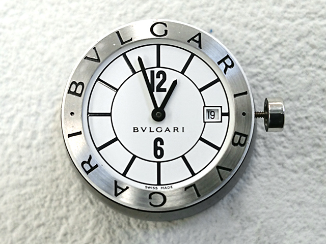 Bvlgari/ブルガリ ソロテンポの分解掃除（オーバーホール）事例