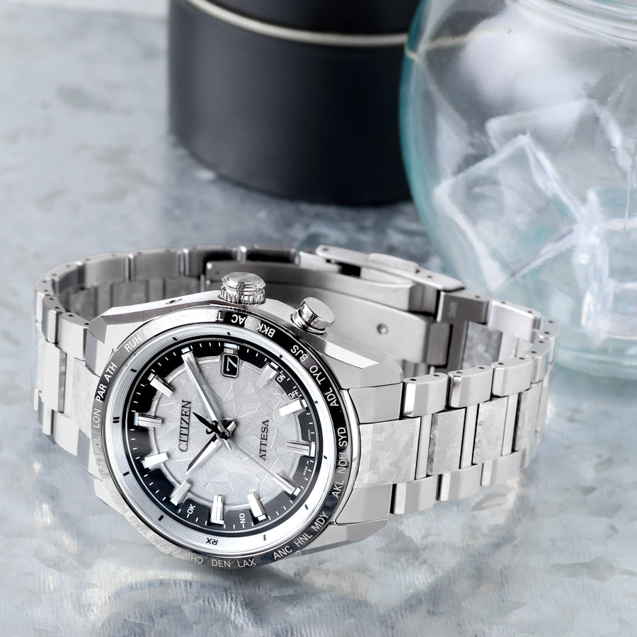 ✨CITIZEN ATTESA CB0284-66A｜結晶チタニウムが輝く“Platinum Shine Collection”限定モデル⌚️