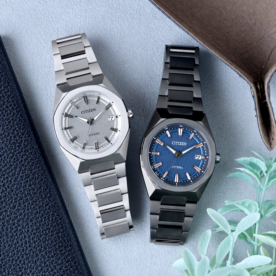 ブラックチタン×深いネイビー──シチズン アテッサ CB3045-61L、ACT Lineの新顔がスゴい