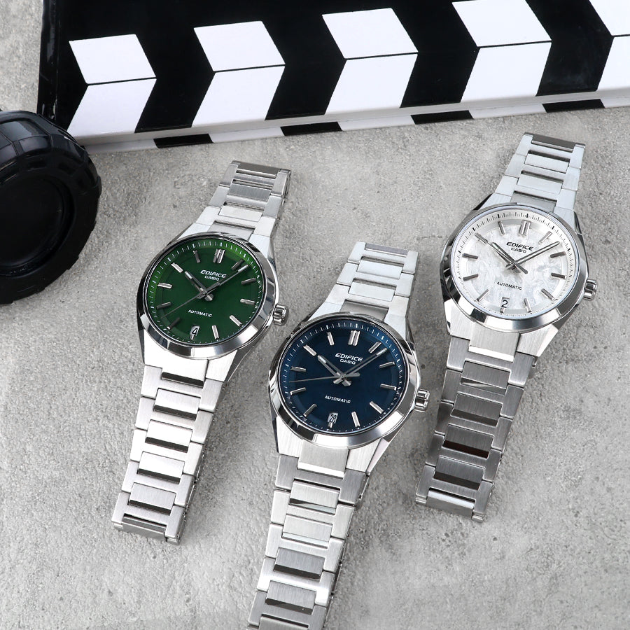 「EDIFICEの新スタンダード。✨ EFK-100Dシリーズのブルーダイヤルが爽快すぎる！」