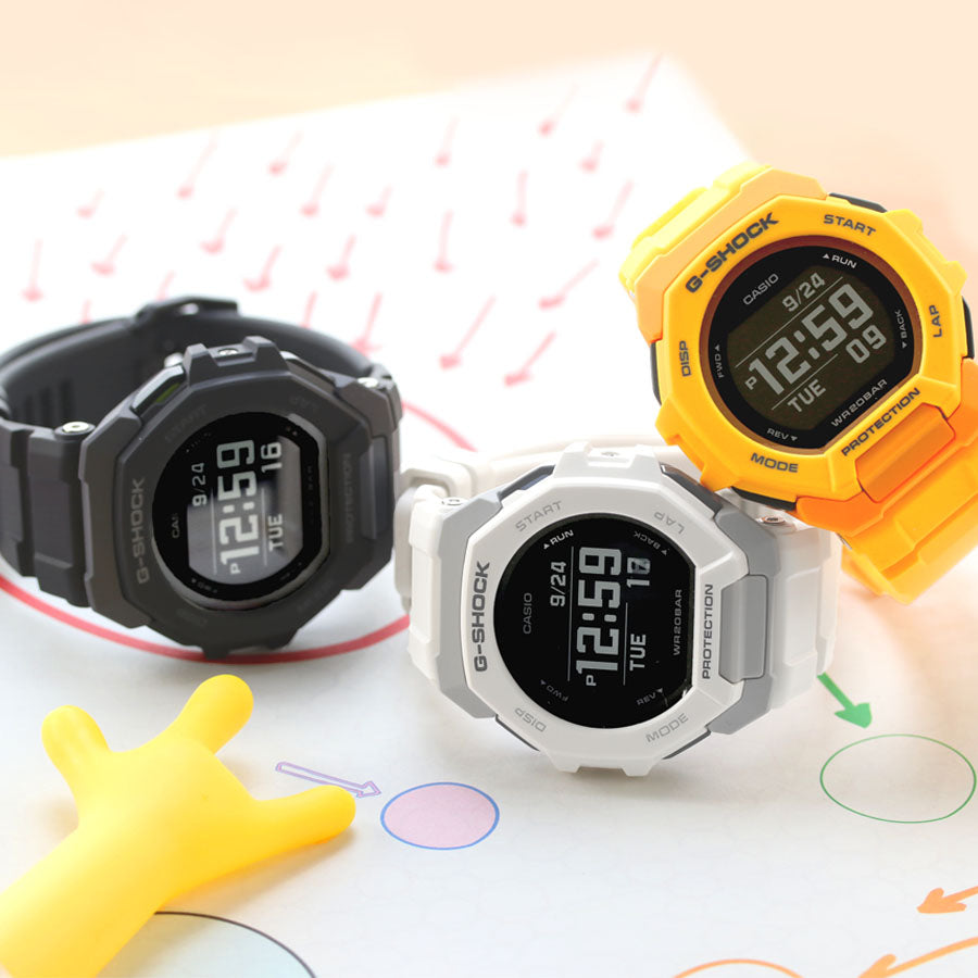 【G-SHOCK G-SQUAD】カシオ GBD-300-1DR｜ランニング計測×MIP液晶×約60g、日常からトレーニングまで使い倒せるスポーツGショック