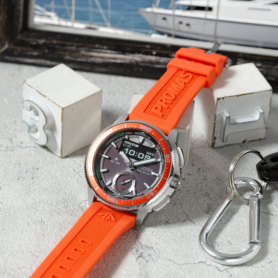 【2026年6月18日発売】シチズン プロマスター JV3000-13E｜MARINE Wave Tracker×高精細液晶MIP×ヨットタイマー×タイドグラフ、海を攻めるコンビネーションウオッチ
