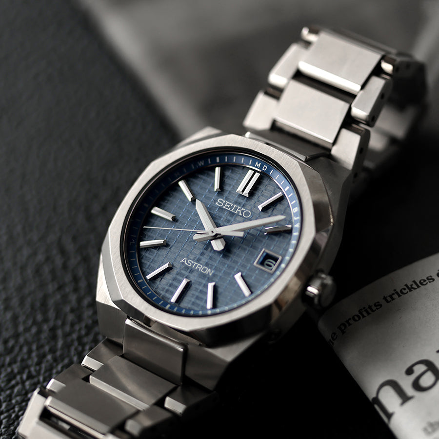 【知的なブルーグレー】セイコー アストロン SBXY101✨薄型Nexterの洗練美⌚