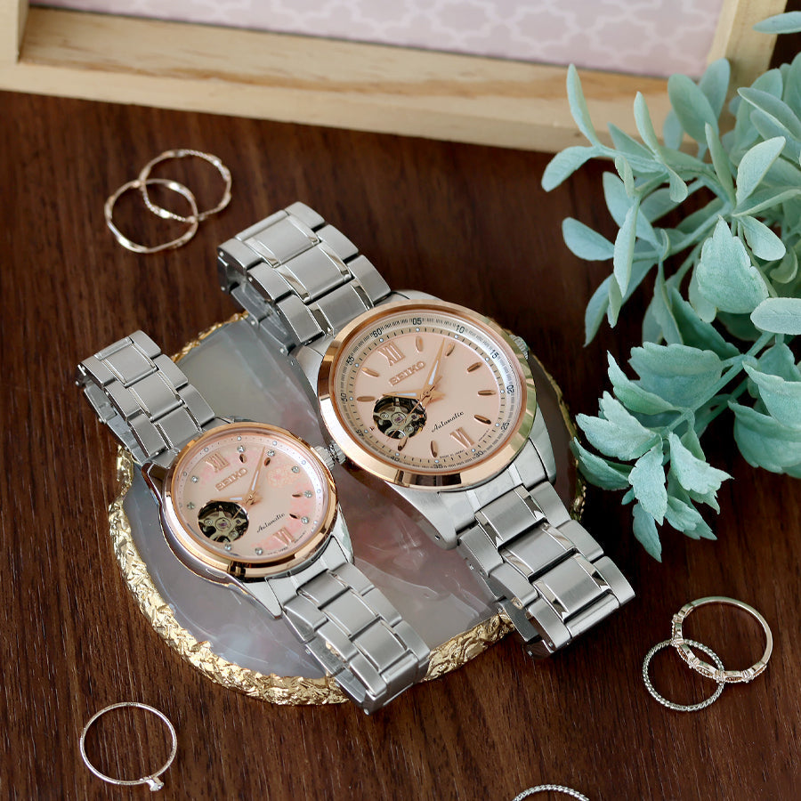 春を纏う限定800本✨ セイコーセレクション SCVE064 2026 SAKURA Blooming Limited Edition｜逆さ桜をテーマにしたサーモンピンクの自動巻き腕時計