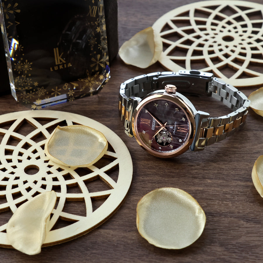 SEIKO LUKIA SSVM066 | 2025 Holiday Season 限定600本 | オープンハート&ブラウンシェルが美しい