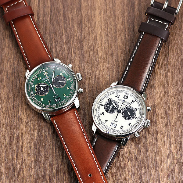 1929年世界一周を成し遂げた「LZ127」の愛称「グラーフ・ツェッペリン」と名付けられたシリーズから、少し小柄なサイズが登場⌚✨
