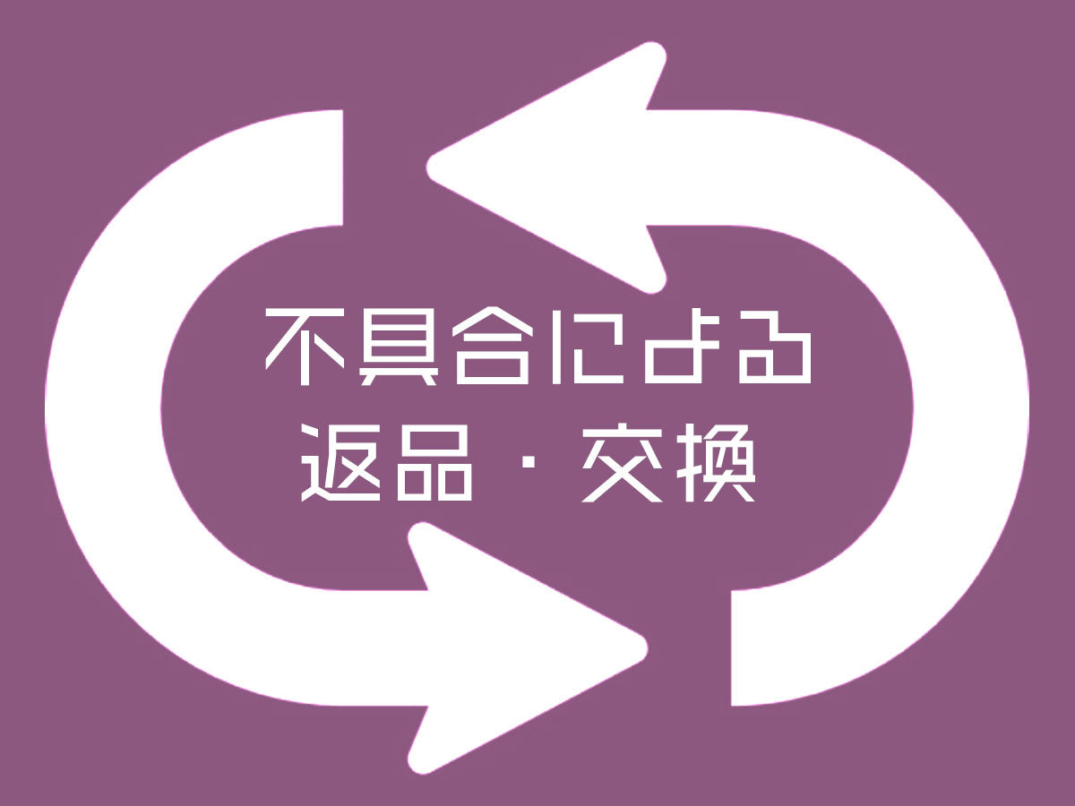 お届けした商品に不具合又は傷などがある場合