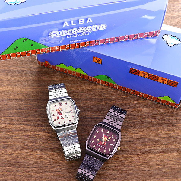 「スーパーマリオ」とのコラボレーションウォッチ🙌ファミコン本体のデザインや色をモチーフにしたシリーズ‼