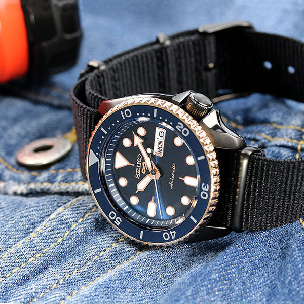 SEIKO 5Sports 歴史に裏付けされる、機能を追求した結果生まれた質実剛健なデザインが特徴❕⌚