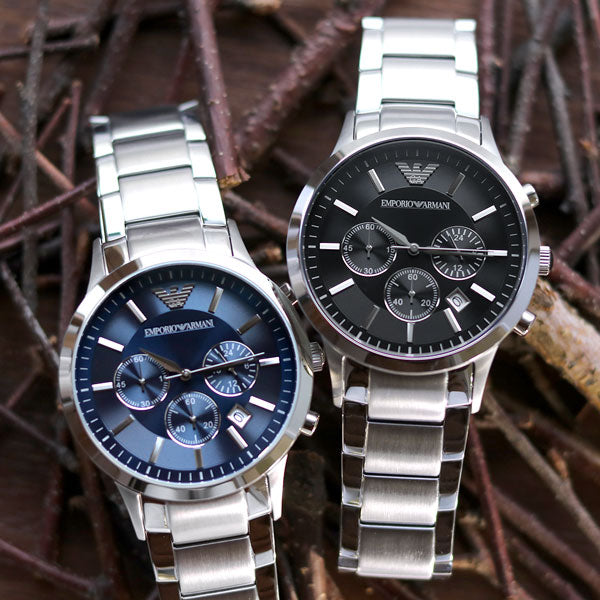 EMPORIO ARMANI シンプルかつ高級感のあるデザインが特徴✨⌚