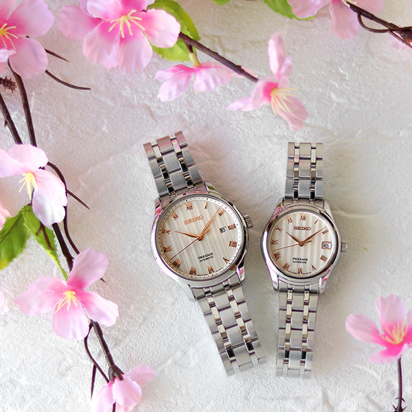 [SEIKO PRESAGE]ペアウォッチ 日本庭園がデザインコンセプトのシリーズ⌚💕