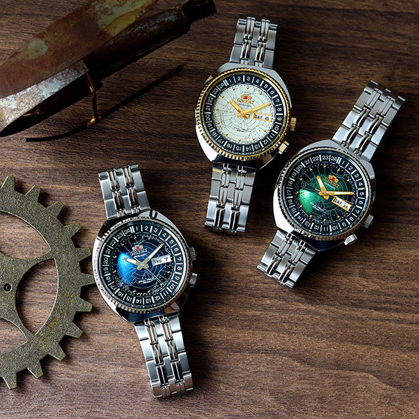 オリエントから、1969年に発売され、人気を博した「World Diver」がリバイバルモデルとして登場💡