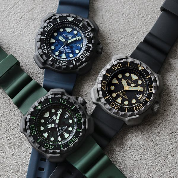 1982年に発売された1300mプロフェッショナルダイバーのデザインを受け継ぐモデル🌊✨
