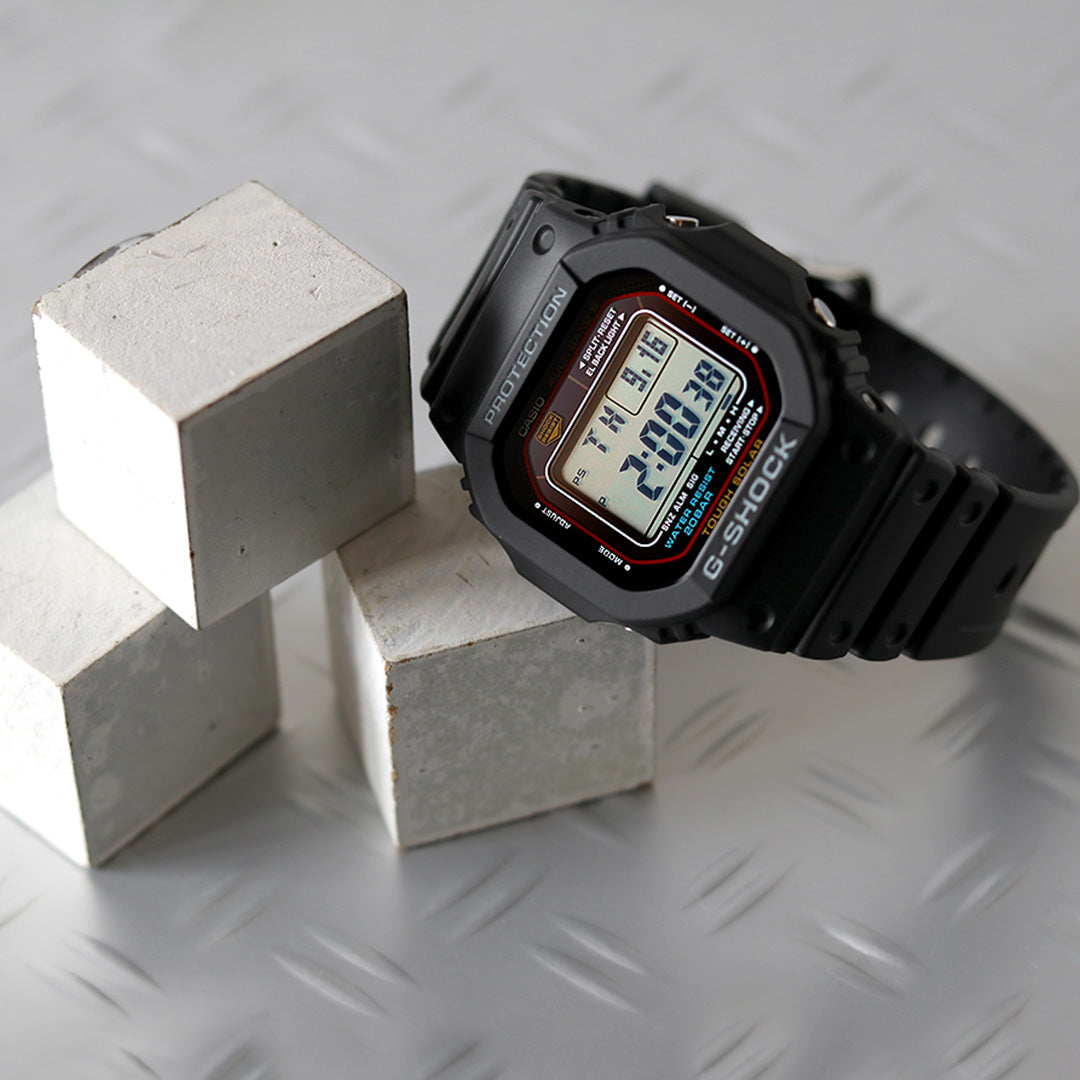 1983年に誕生したDW-5000Cのデザインを継承しているスクエアフェイスの5600シリーズが待望のマルチバンド6を搭載して登場❕