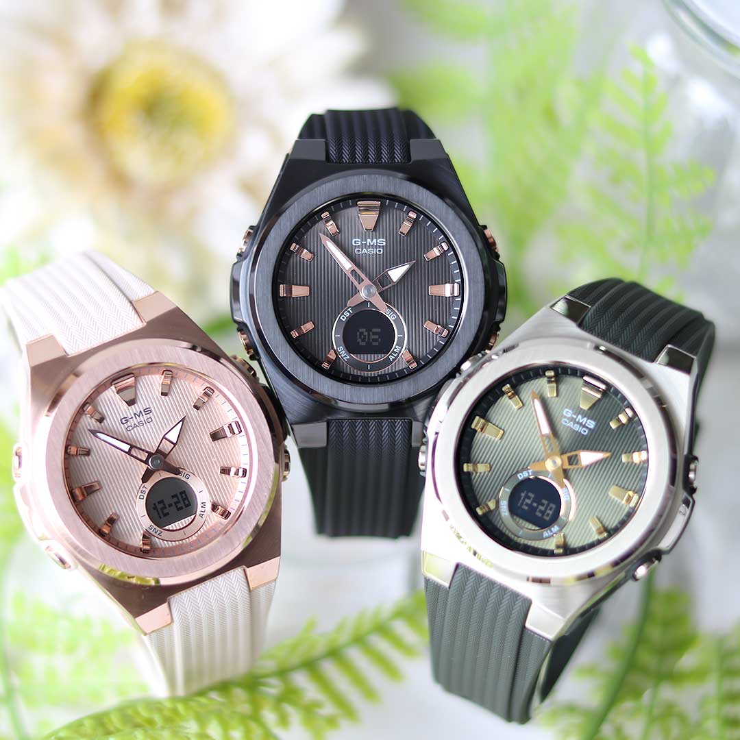 カジュアルウォッチBABY-Gから、スポーティなバンドと特徴のあるダイヤルパターンがポイントのモデル✨⌚