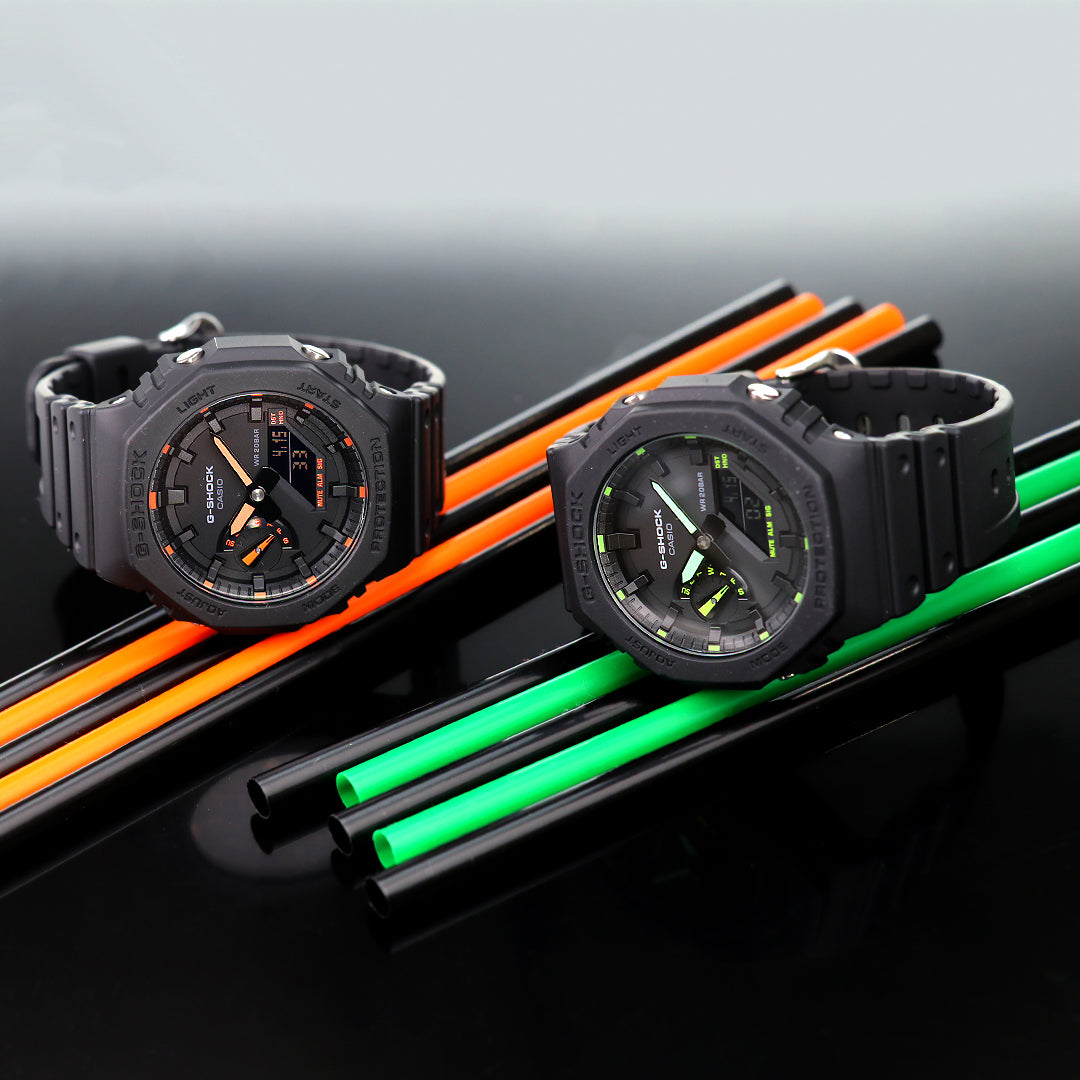 飽くなき強さを求めて進化を続けるタフネスウオッチG-SHOCKから、ネオンカラーをアクセントに採用したNEON ACCENTシリーズが登場⌚