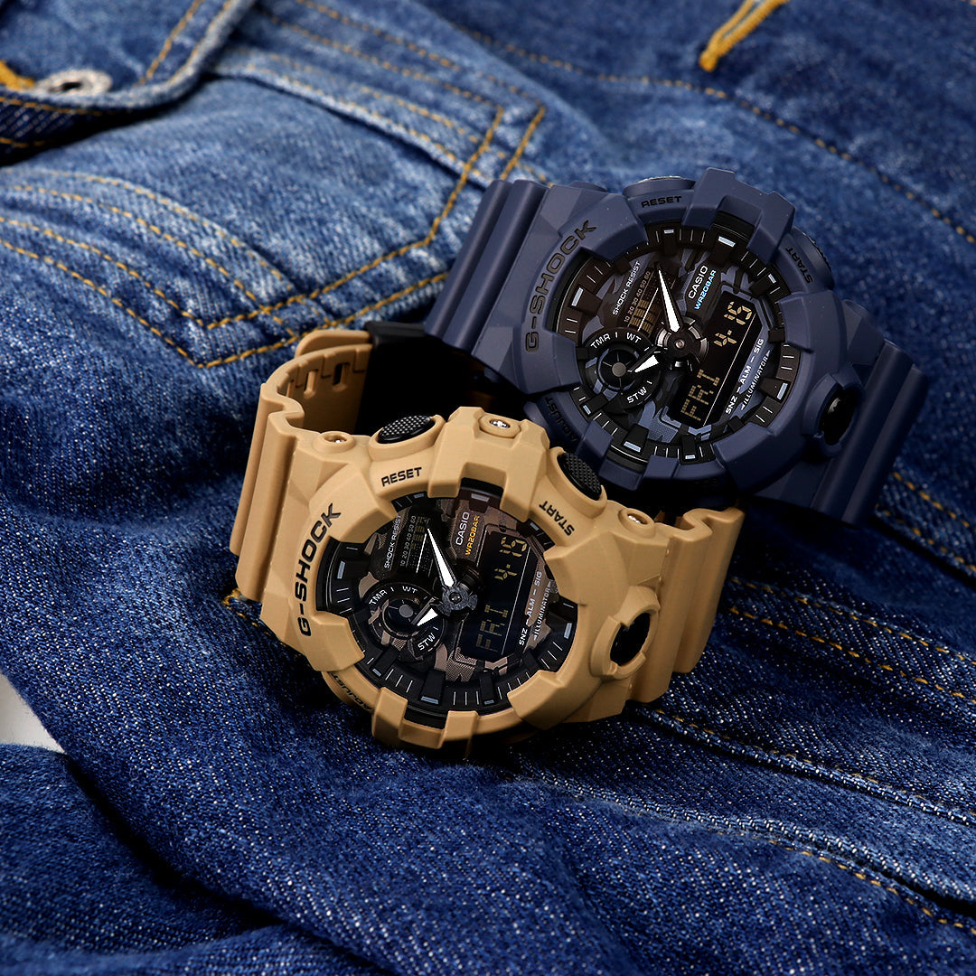 飽くなき強さを求めて進化を続けるタフネスウオッチG-SHOCKから、アナログとデジタルのコンビネーションモデルにモデルGA-700が登場⌚【日本未発売モデル】