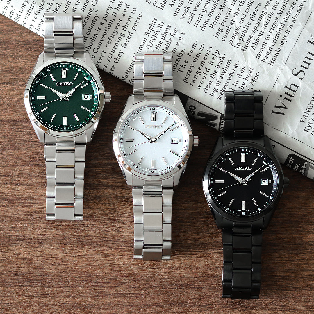 キャリバー7B72(電子りゅうず搭載)で質感の高いソーラー電波時計が登場⌚✨