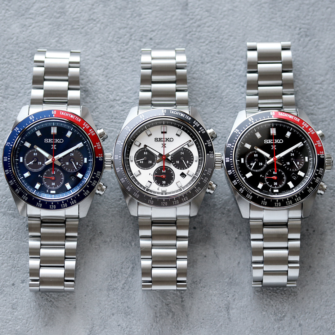 ソーラークロノグラフにSPEEDTIMER創成期を彩った60～70年代の傑作アーカイブカラーモデルが登場⌚✨