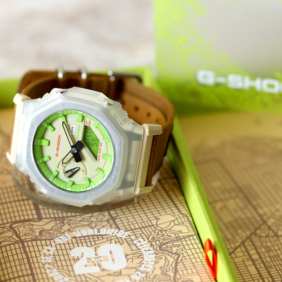G-SHOCKと、2022年に創設20周年となる伝説的プロスケーターのキース・ハフナゲルのブランド「HUF」との20周年記念モデル⌚🛹