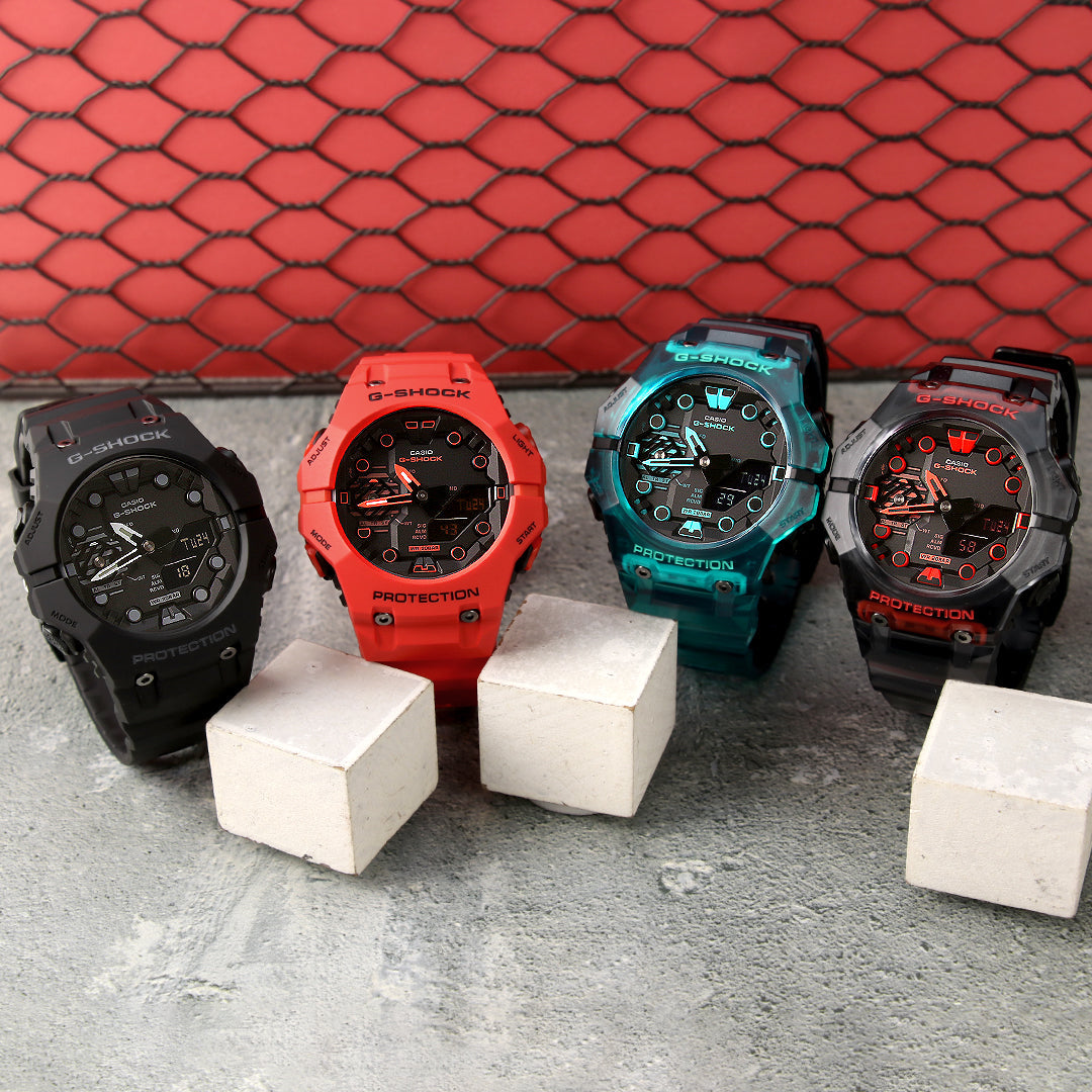 1983年の発売以来、進化を続けるタフネスウオッチG-SHOCKから、スマートフォンリンクを搭載したモデルGA-B001シリーズ⌚
