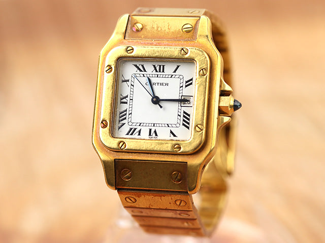 Cartier / カルティエ　サントスガルベ SMのオーバーホール事例と修理料金について