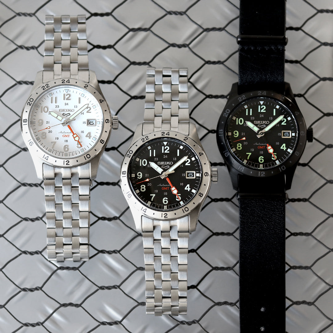 Seiko 5 SportsのFIELDデザインシリーズを正統進化させたGMTモデルが登場✨