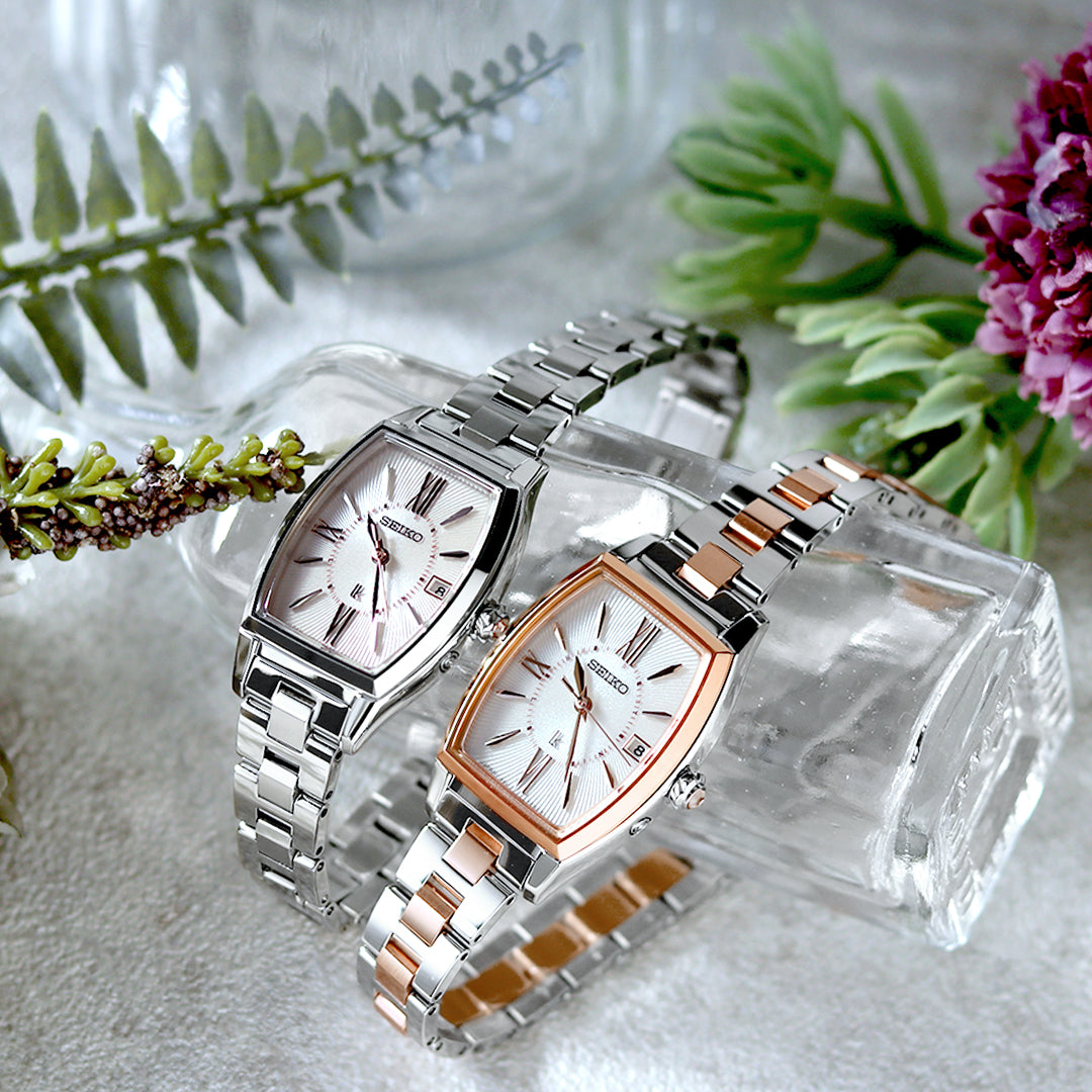 セイコールキア「LUKIA Grow」で人気のトノー型から、ステンレスモデルが登場✨⌚